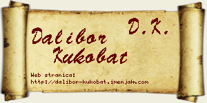 Dalibor Kukobat vizit kartica